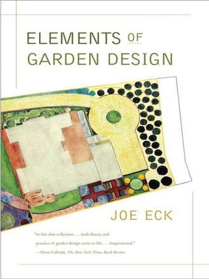 cover image of Elements of Garden Design
